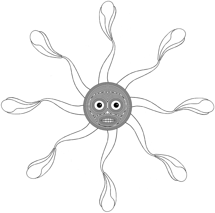 Blumeornament-Alien